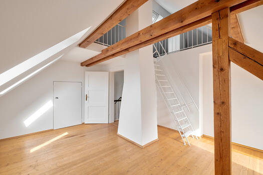 An airy studio atmosphere