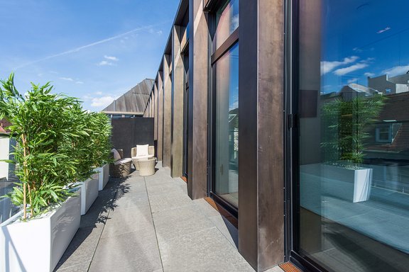 Herrliche West-Dachterrasse