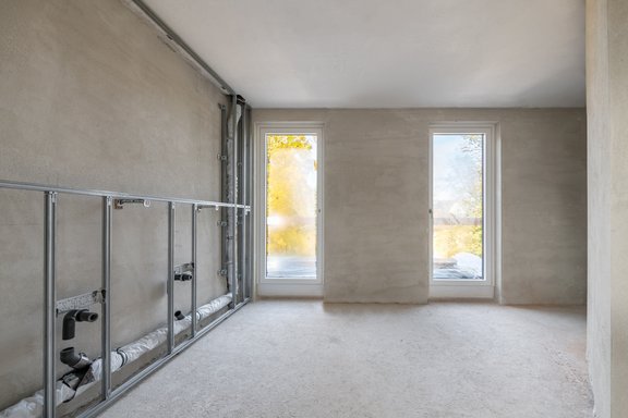 Masterbad mit Terrassenzugang