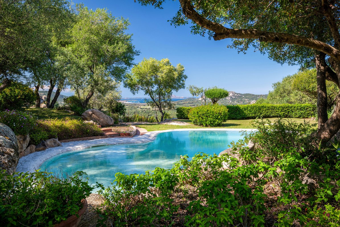 Meerblick vom Pool aus