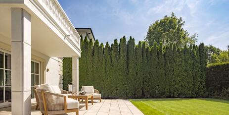 À la française: Elegant-luxuriöse Familien-Villa mit Spa im feinsten Herzogpark