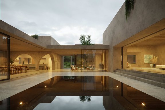 Der luftigen Großzügigkeit wurde ein Hauch von Marrakesch beigemischt