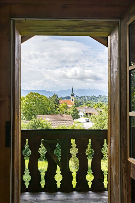 Traumblick auf die Alpen