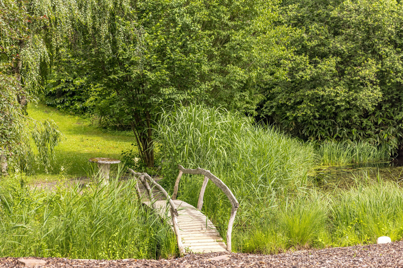 Idyllischer Garten