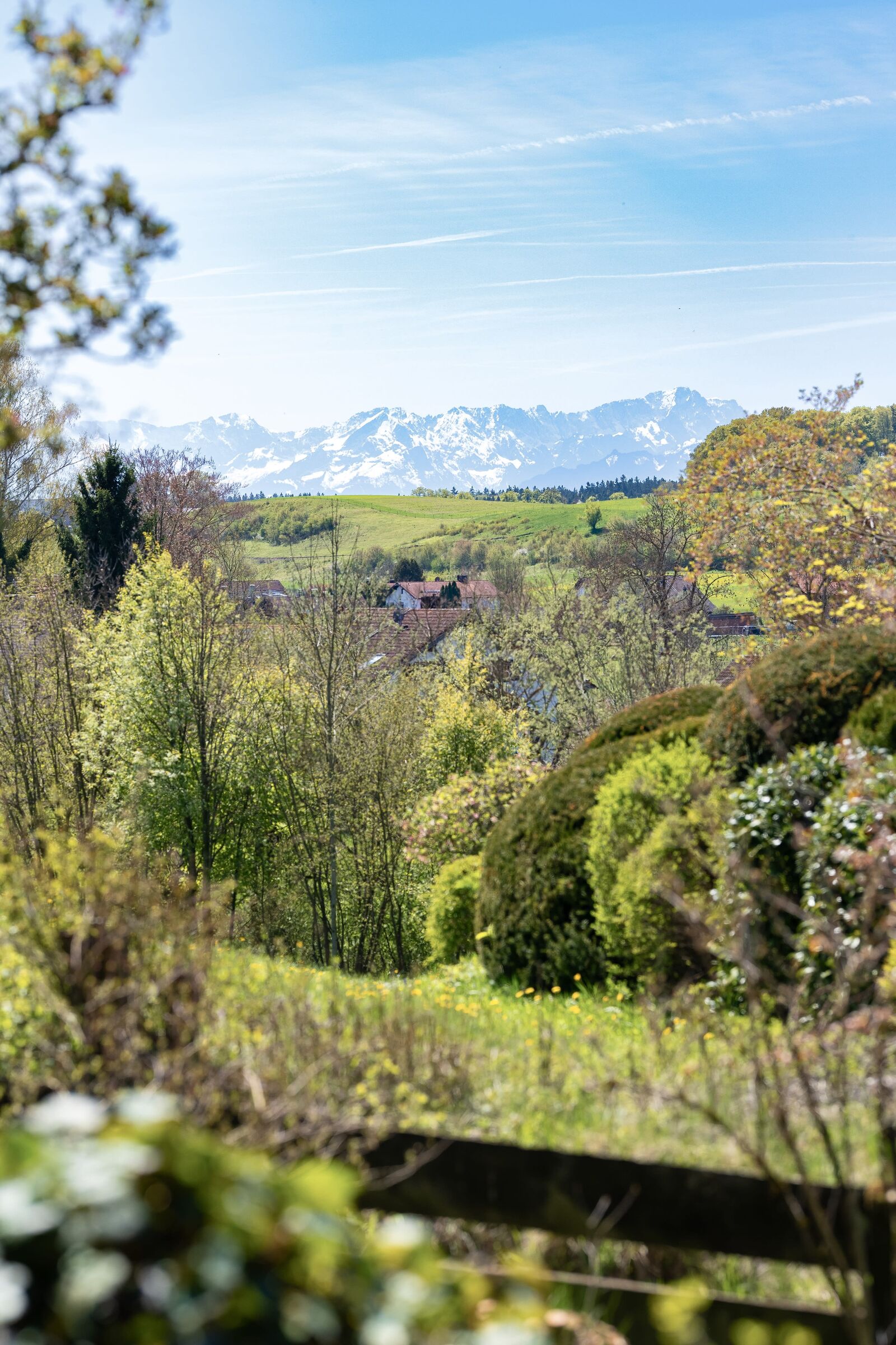 Breathtaking view of the Alps