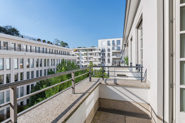 Balkon mit Westausrichtung
