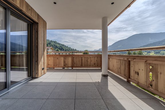 Bergblick vom Balkon