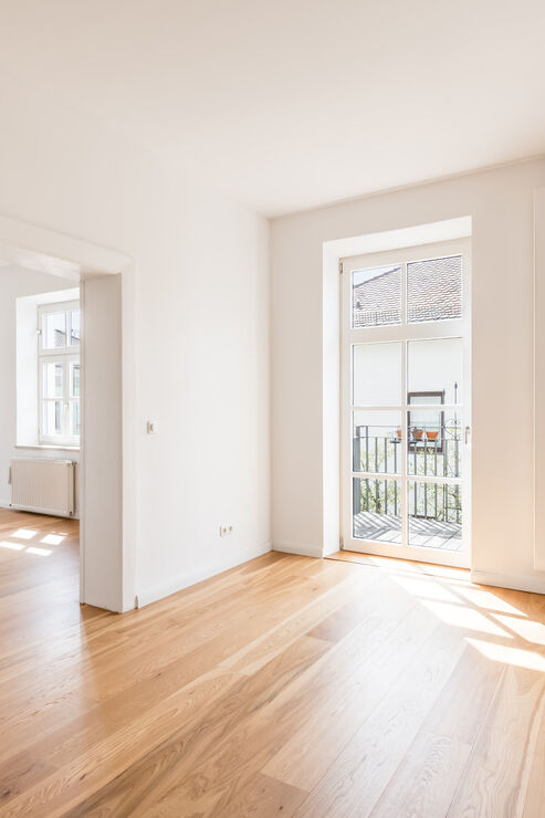 Large south-facing windows