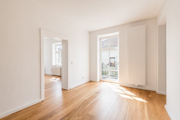 Large south-facing windows