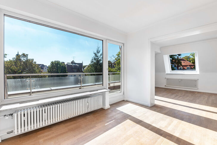 Große Fenster mit Aussicht