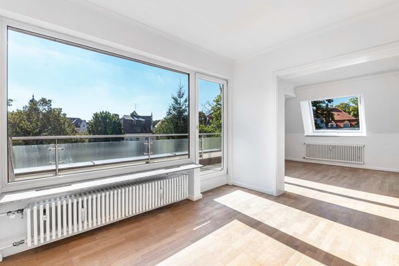 Große Fenster mit Aussicht