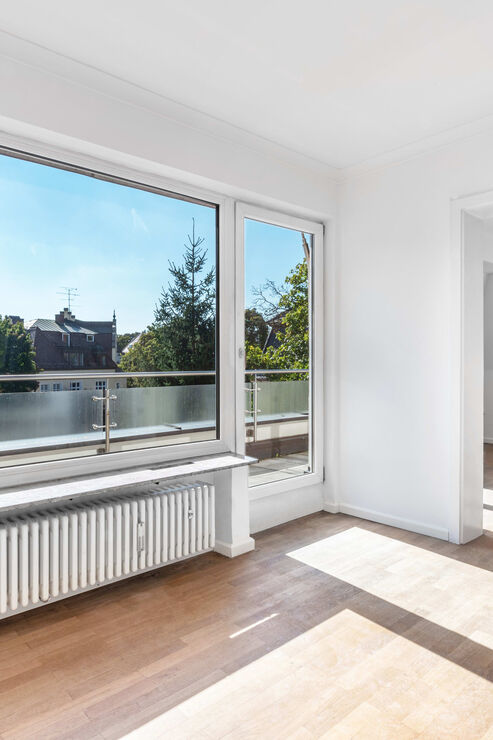 Große Fenster mit Aussicht