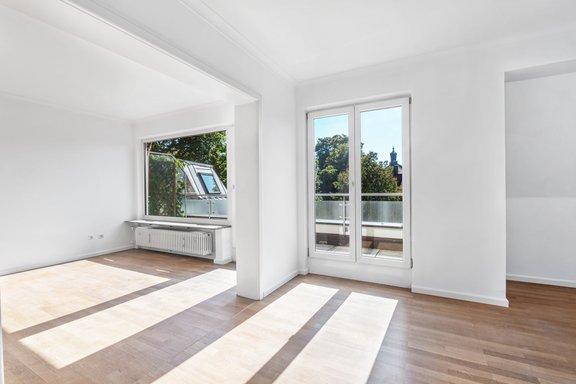 Wohnbereich aus zwei Räumen