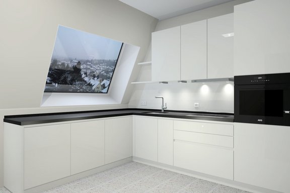 Illustration: neue Einbauküche