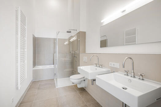 Timelessly designed bathroom