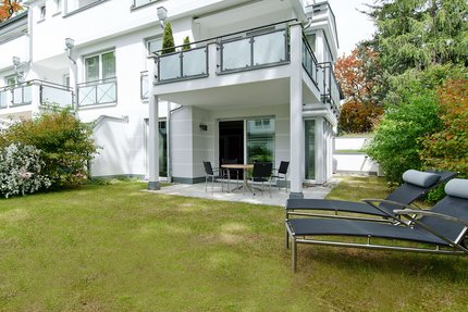 Überdachte Terrasse zum Entspannen