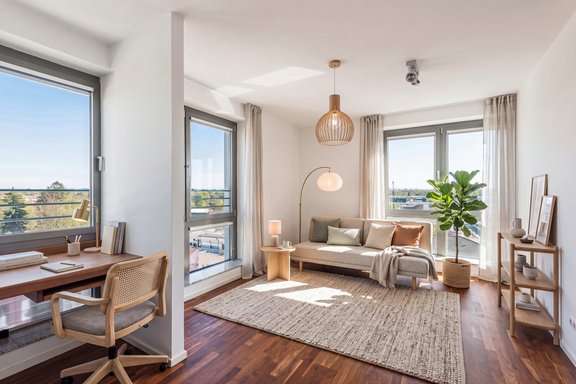 Flexible room (virtually furnished)