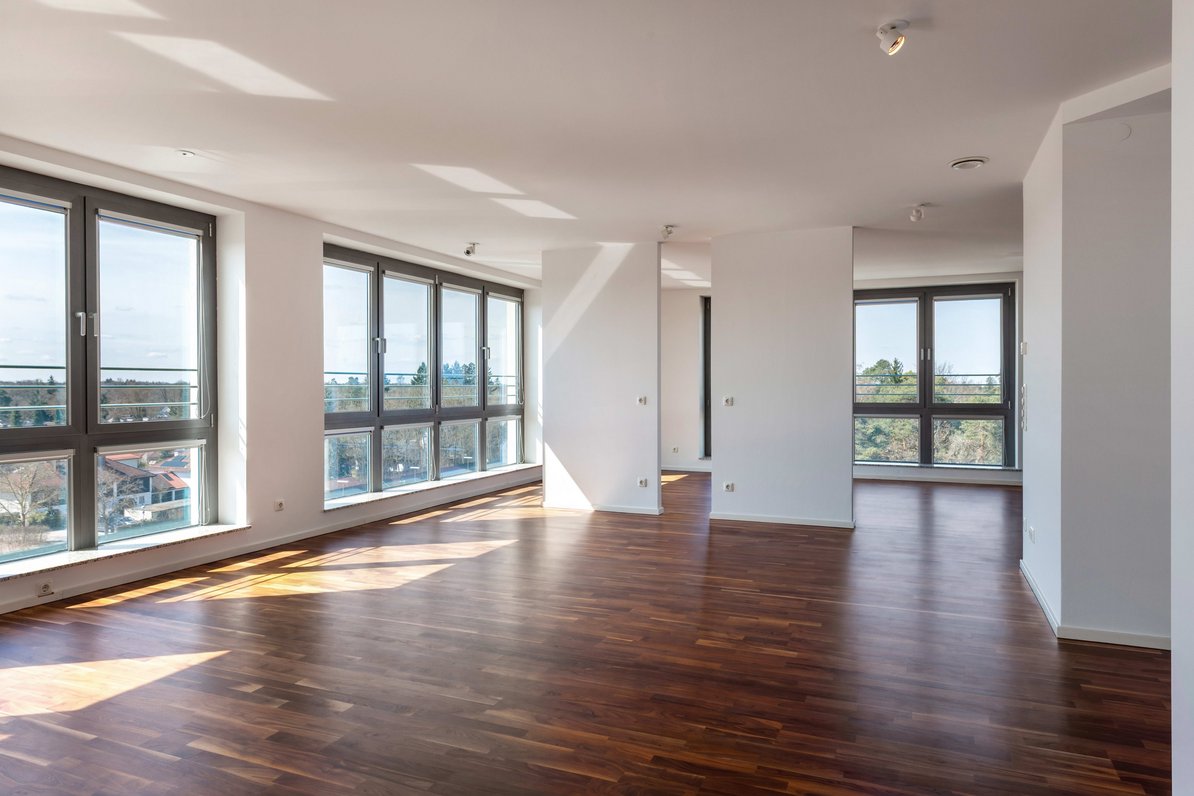 A bright, airy living room
