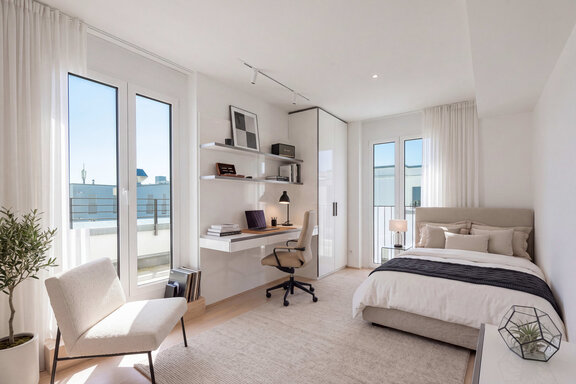 Schlafzimmer 3 (visualisiert)