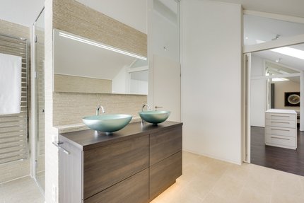 Puristisch-elegantes Bad