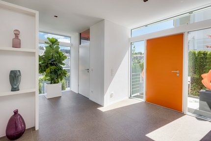 Atemberaubende Glasfronten