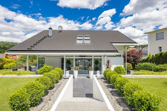 Prachtvolle Bepflanzung