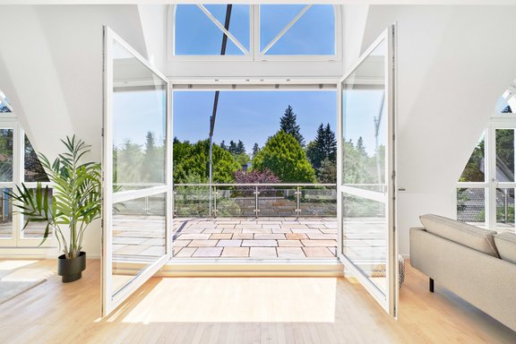 Grün, soweit das Auge reicht