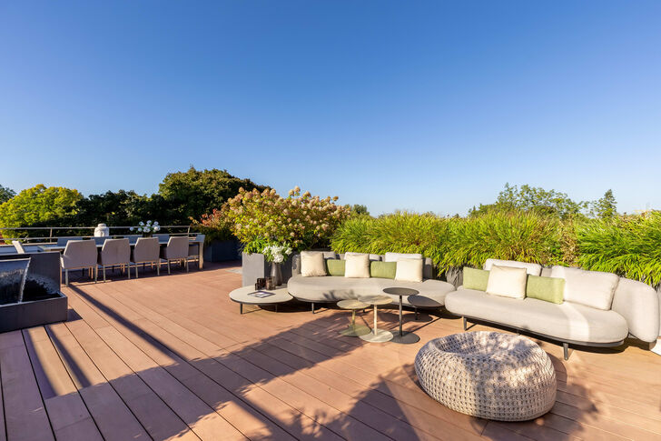 Spektakuläre Rooftop-Terrasse