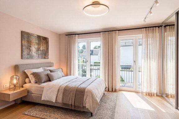 A Bright Bedroom (virtually furnished)