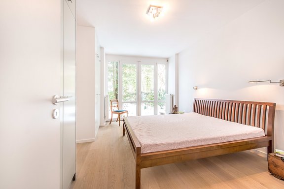 Schlafzimmer mit Bad en suite