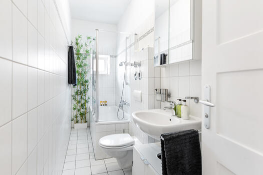 Daylight bathroom with tub