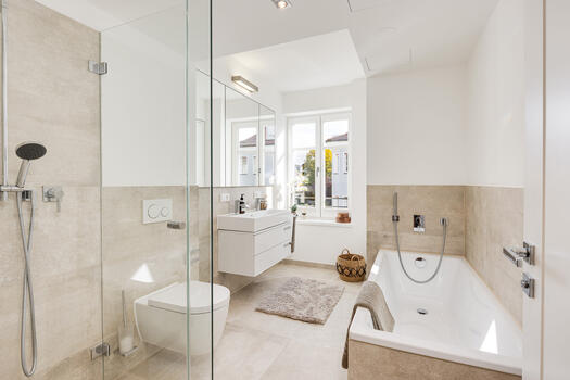 Modern daylight bathroom