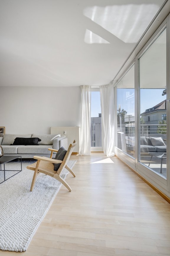 Livingbereich mit Südbalkon
