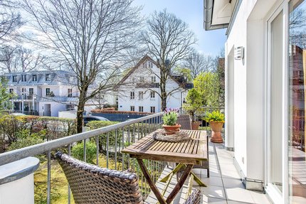 Sunny south-east balcony