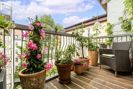 Balkon mit Schwabinger Hofflair
