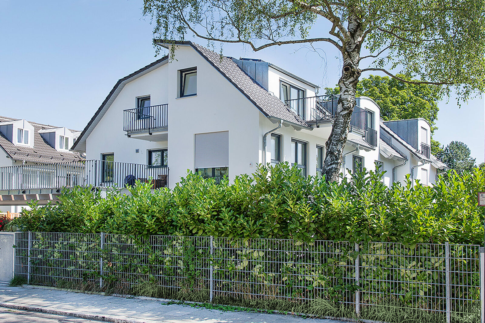 Ansicht von der Straße