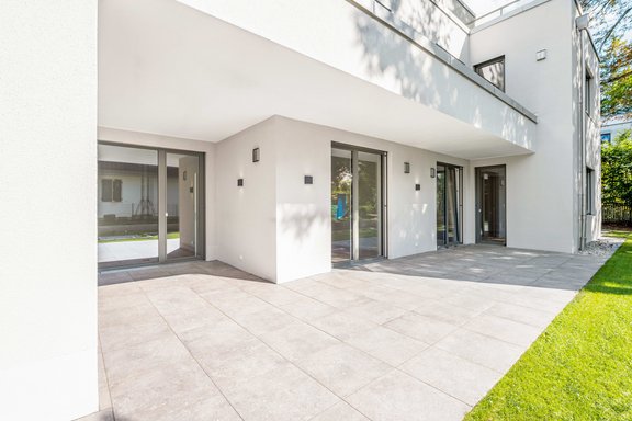 Terrasse mit Westausrichtung