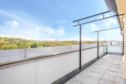Balkon mit Südostausrichtung