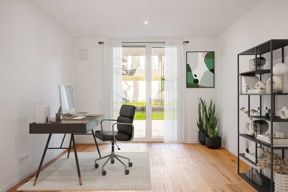 Büro oder Kinderzimmer (Virtuell möbliert)