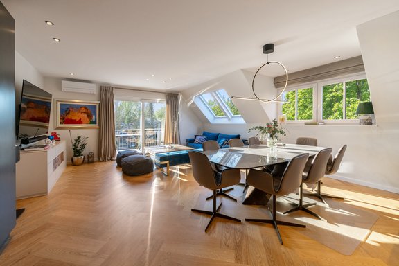 Sonnendurchfluteter Wohn-/Essbereich