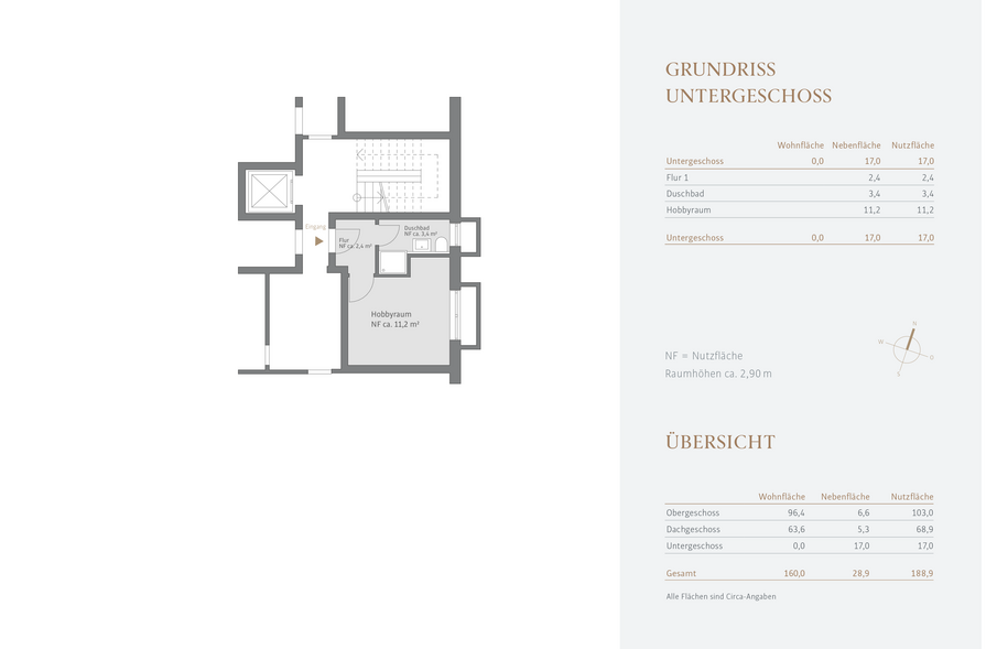 Grundriss Untergeschoss