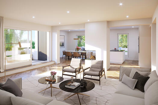 Living area - Illustration