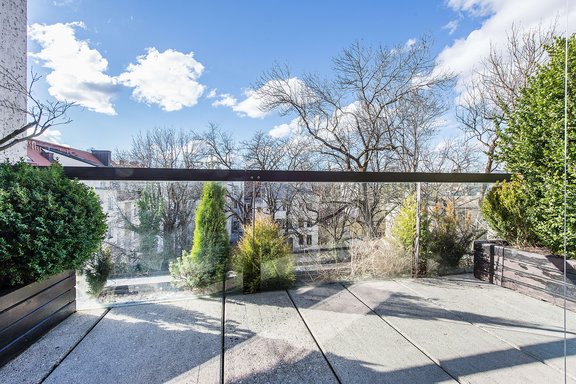 Westterrasse im 4 OG