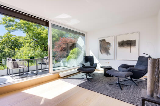 Living area with terrace