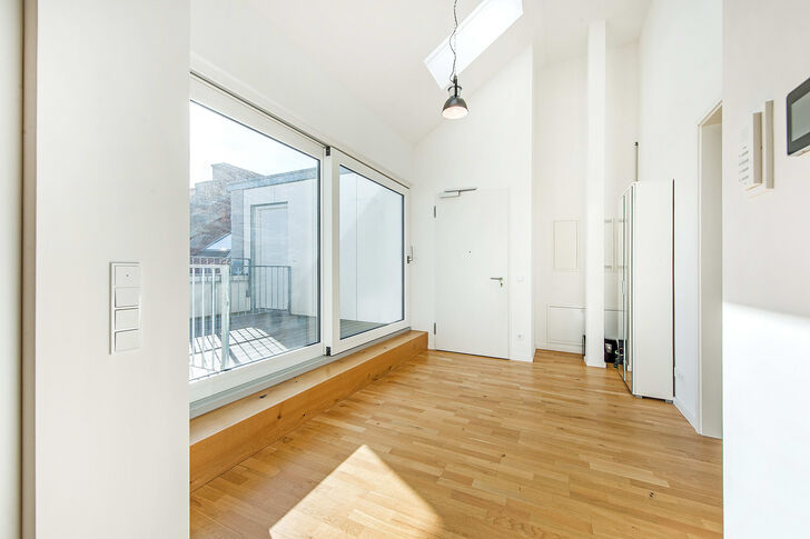 Eingangsbereich mit Dachterrasse