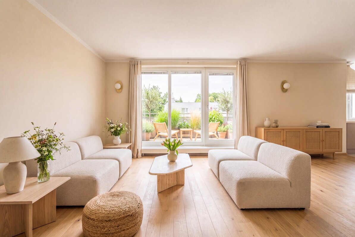 Abundant natural light in the rooms