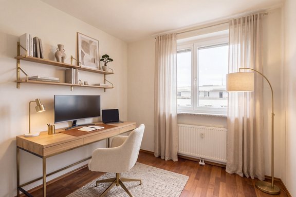 Study (virtually furnished)