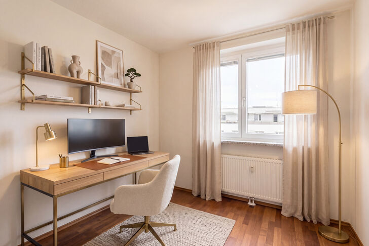 Study (virtually furnished)