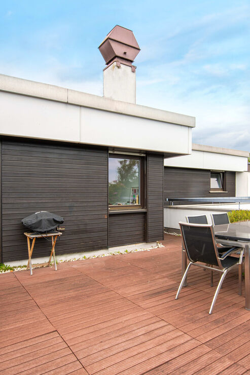 Dachterrasse mit Südwest-Ausrichtung