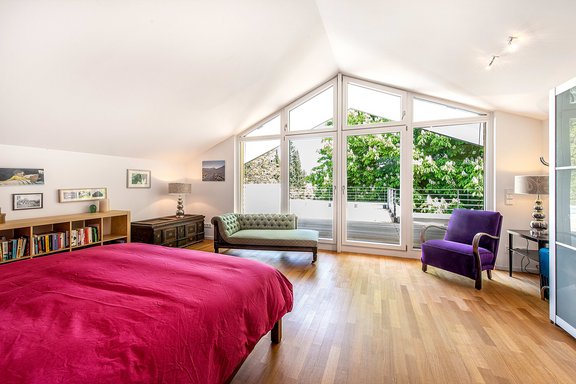 Schlafzimmer mit Dachstudioflair